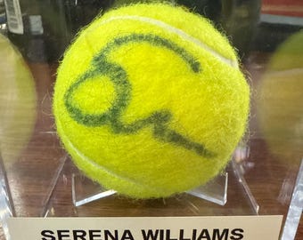 Serena Williams  Hand Signed  Autograph US Open Wilson 1 Tennis Ball with LOA and Hologram