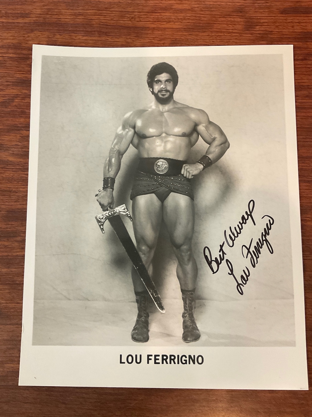 Lou Ferrigno the Hulk Hand Signed Autographed 8x10 Photo W/ LOA - Etsy