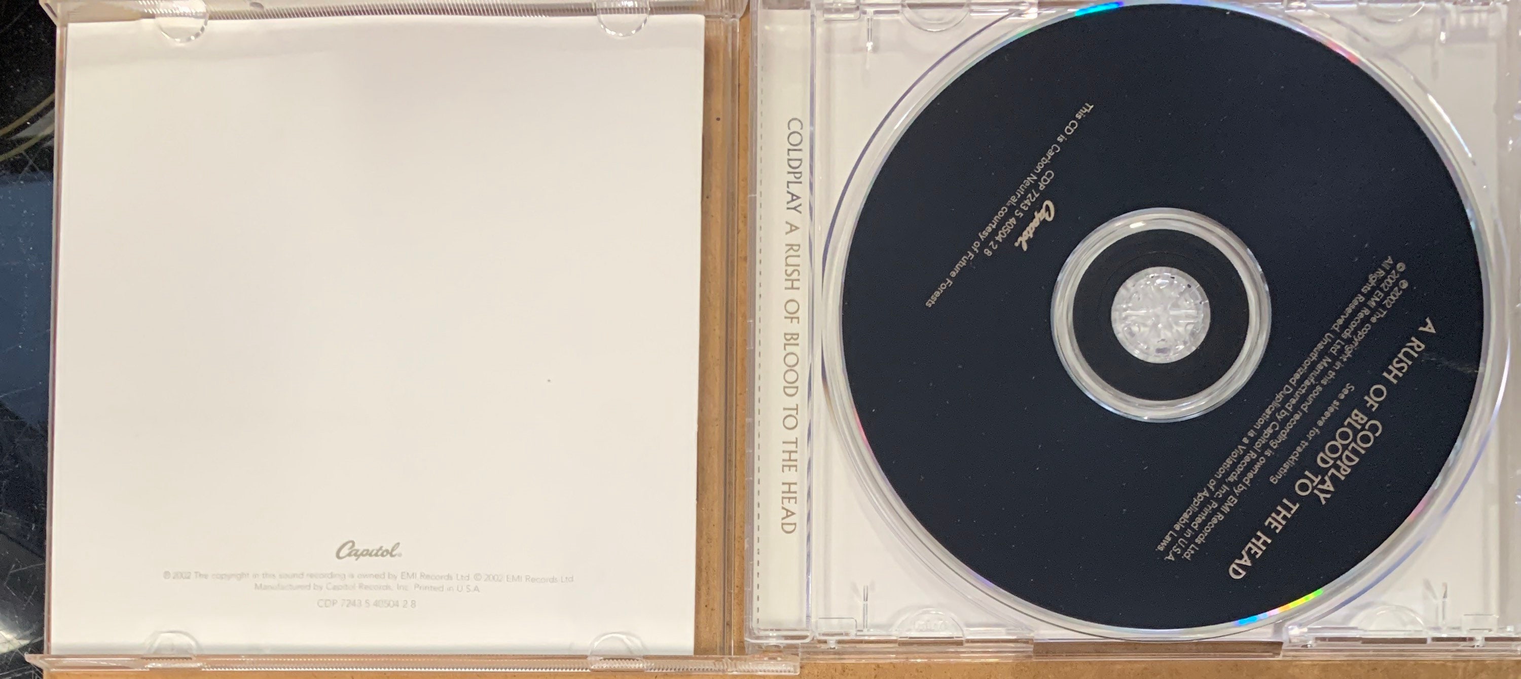 メーカー直売 coldplay rush of blood to the head レコード