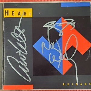Heart "Brigade" CD 2x Hand-Signed Autographed by Ann & Nancy Wilson w/ LOA