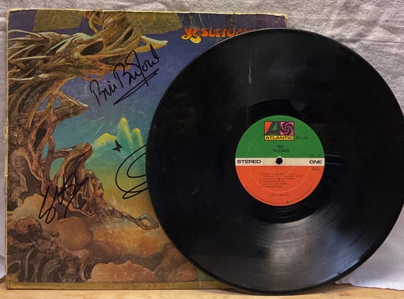YES Steve Howe & Bill Bruford サイン入りCD Yes 