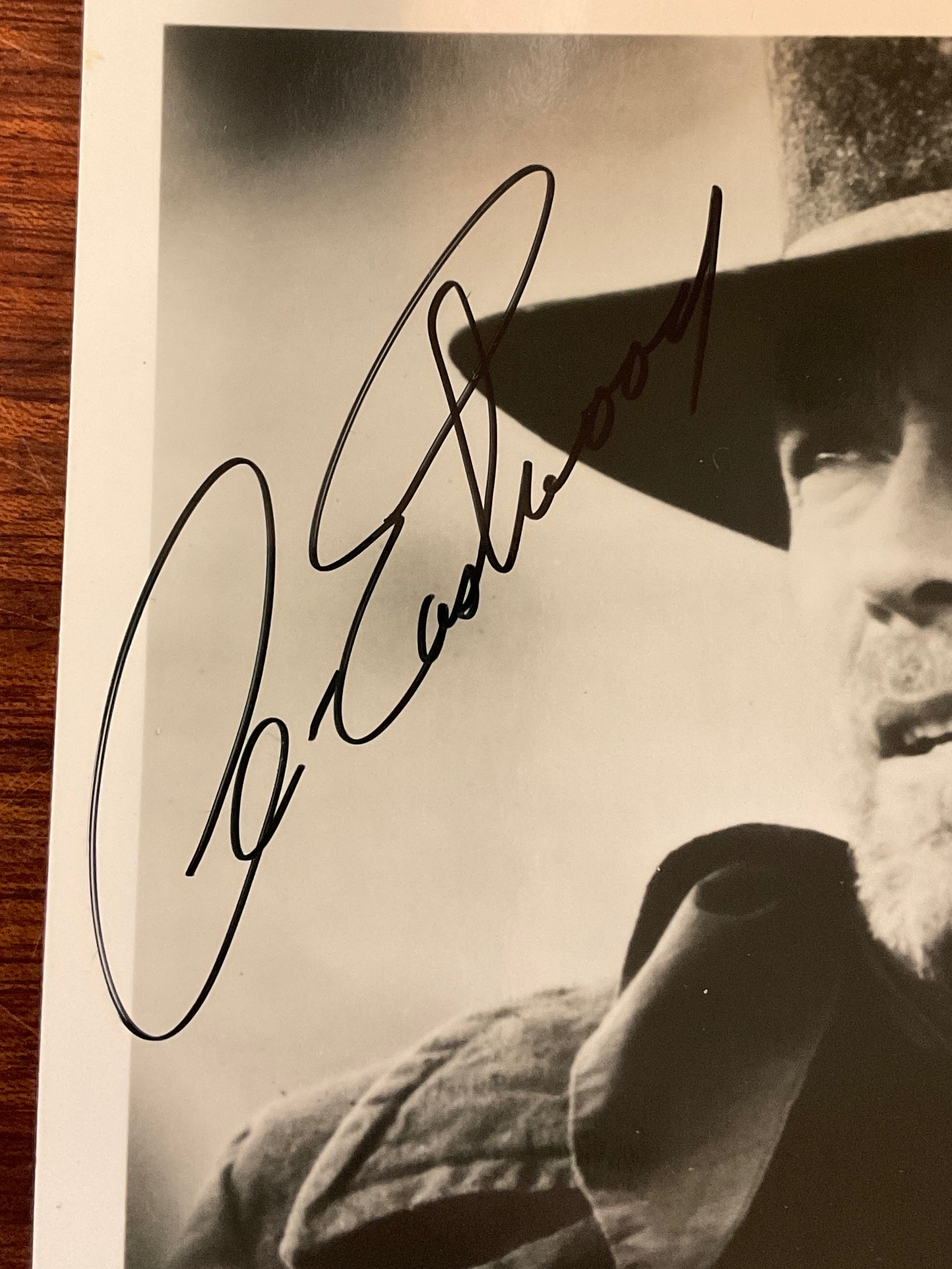 Clint Eastwood Signed 'pale Rider' 5x7 Photo W/ LOA - Etsy