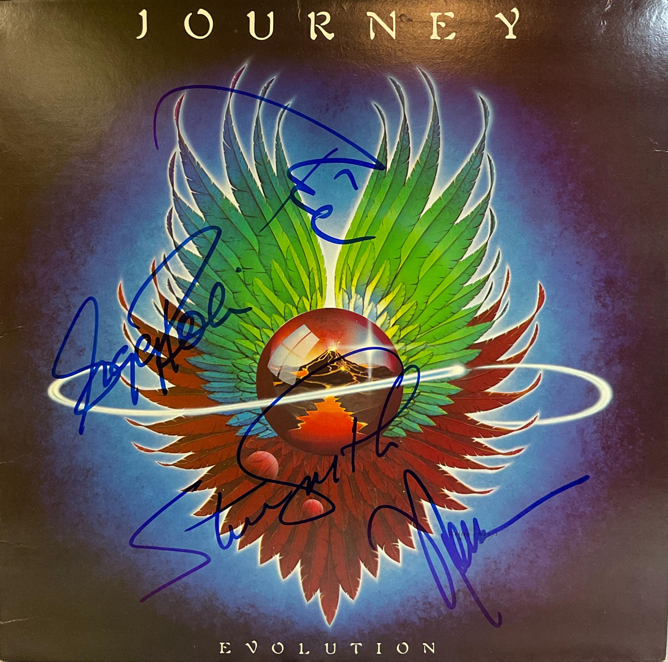 Journey Evolution Album: Signed by Neal Schon, Greg Rollie + More