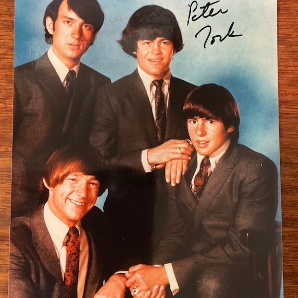 Peter Tork THE MONKEES Hand Signed Autographed 8"x10" Photo w/ LOA