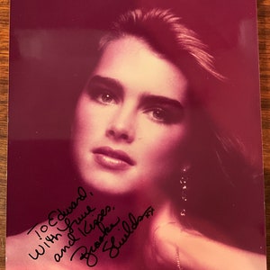 Brooke Shields - Actress/Model - Hand Signed Autographed 8&quot;x10&quot; Photo w/ LOA