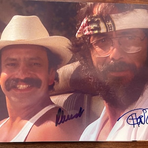 Cheech & Chong up in smoke Photo 8.5&quot;x11&quot;&quot; Hand Signed Autographed Photograph LOA/COA