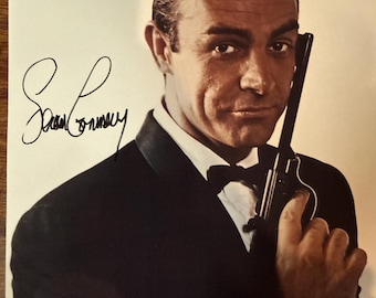 ショーン・コネリー直筆サイン入りジェームズ・ボンド写真：007 直筆