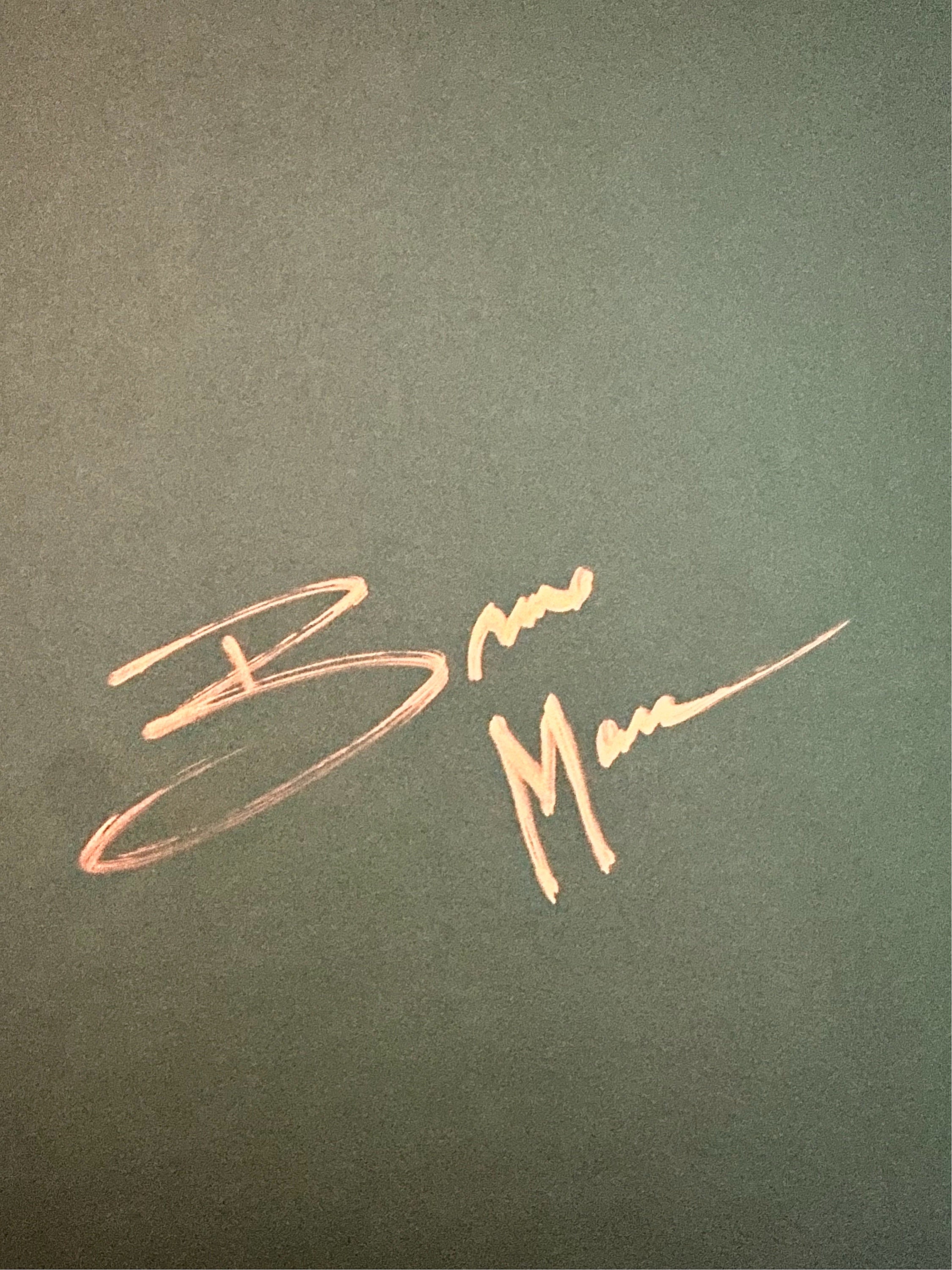 SIGNED Bruno Mars 24K Magic Live at the Apollo Theatre Book