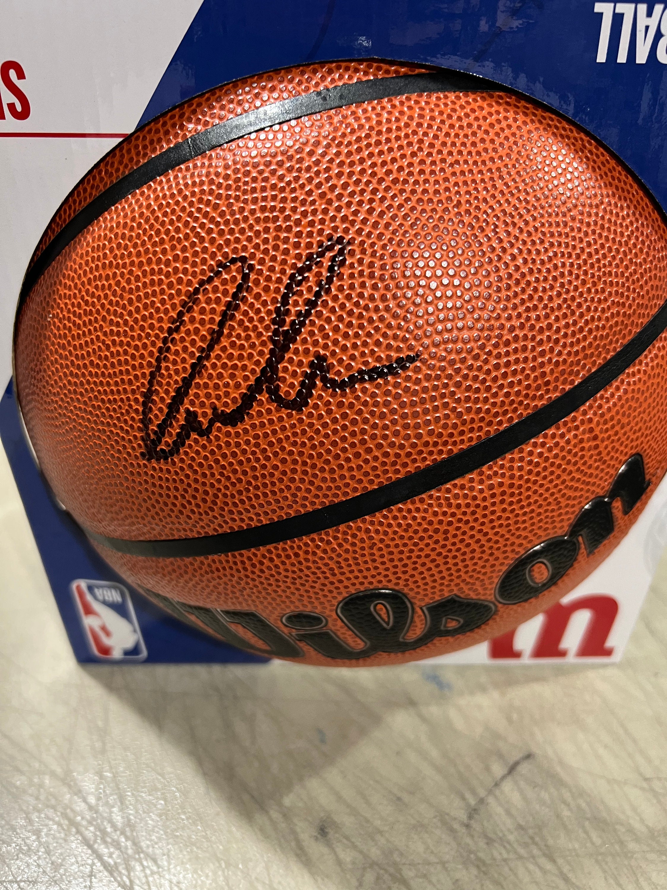 LUKA DONCIC SIGNED DALLAS MAVERICKS ROOKIE OF THE YEAR BASKETBALL