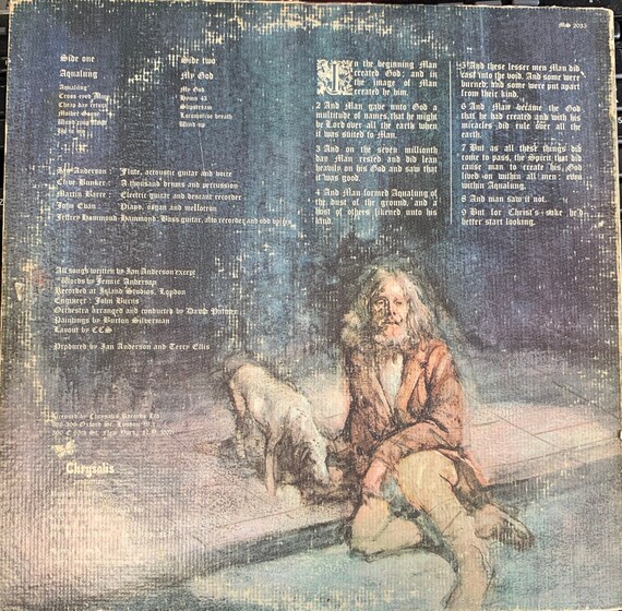 Jethro Tull Aqualung Autographed Album Hand Signed by Ian