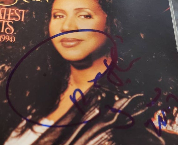 Aretha Franklin Greatest Hits 1980-1994 CD Hand Signed Autographed
