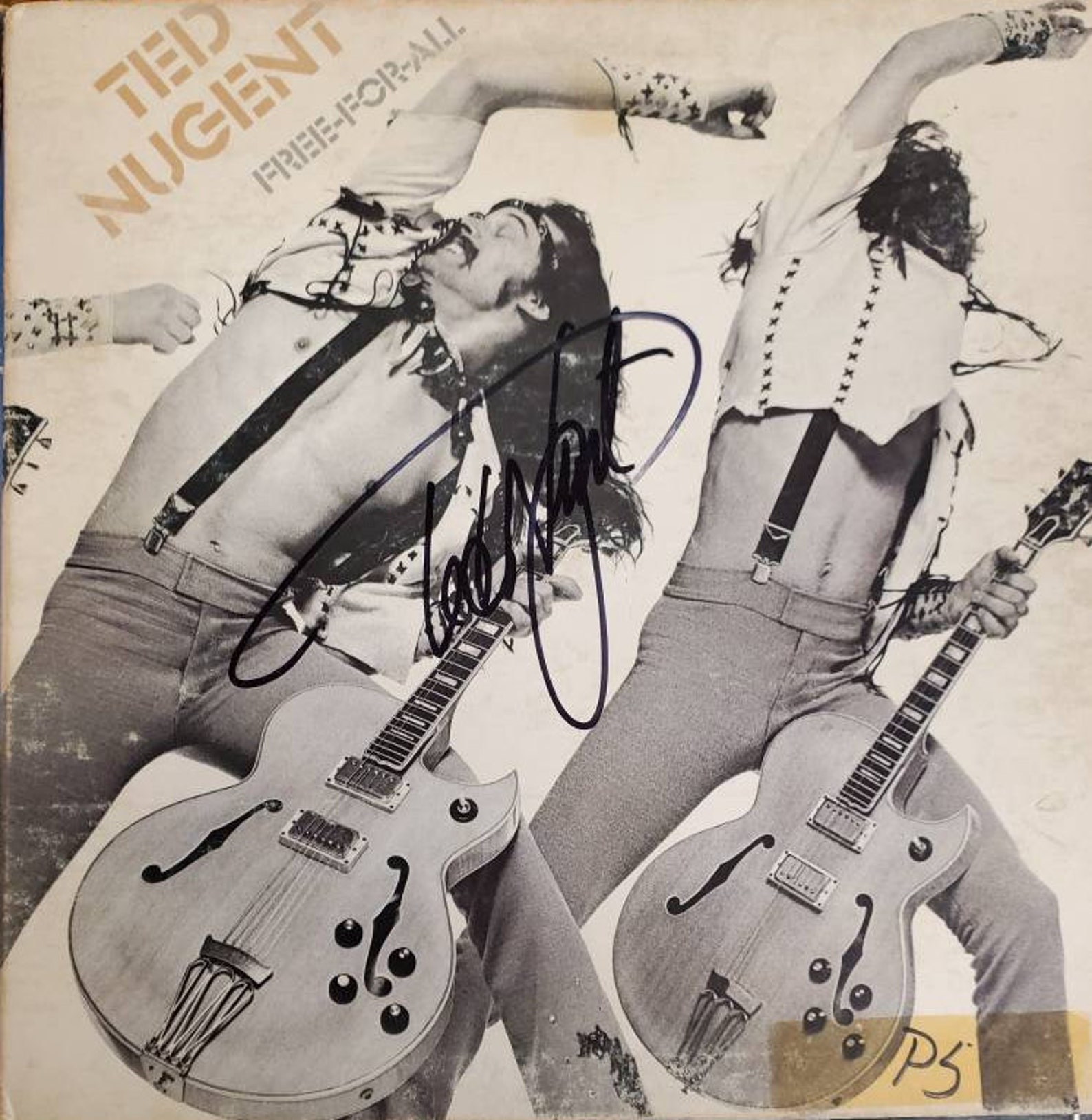 Ted Nugent Free for All Record Album Hand Signed Autographed Etsy Ted Nugent Free for All Record Album Hand Signed Autographed Etsy