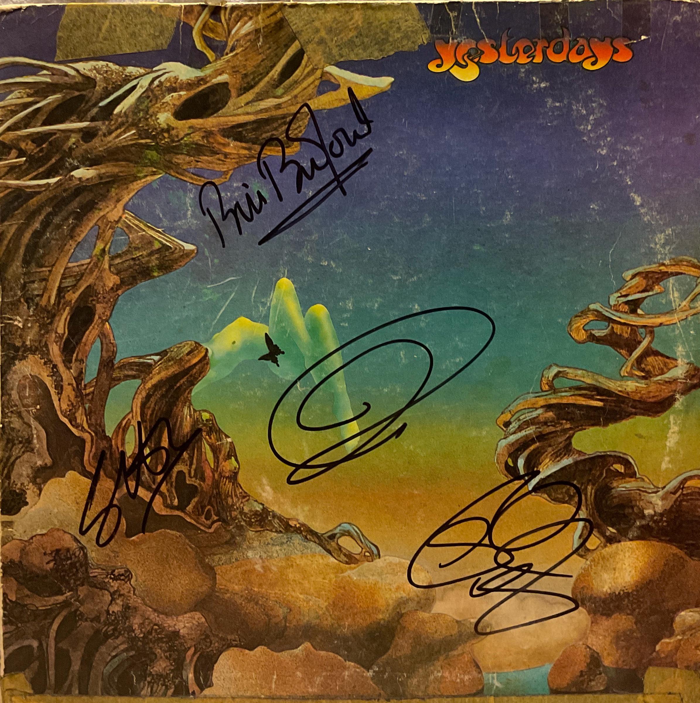 YES Steve Howe & Bill Bruford サイン入りCD Yes 