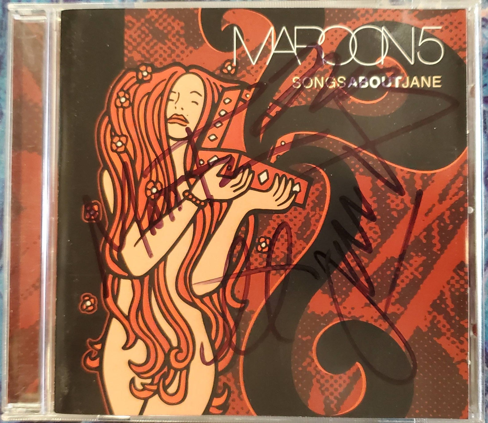 Maroon 5 songs About Jane CD Album 4x Autographed Etsy UK
