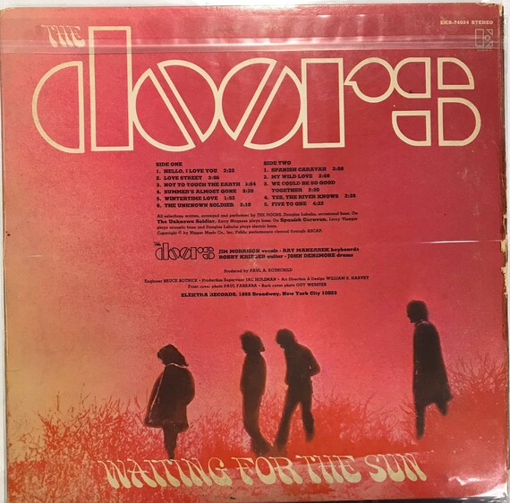 The Doors Waiting For The Sun Record Album Cover Hand Signed Etsy