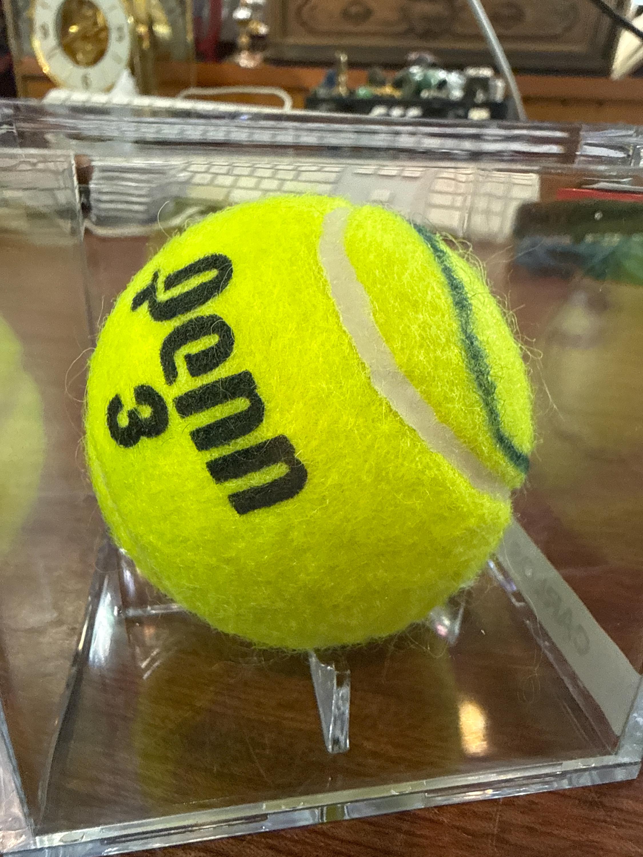 カルロス・アルカラス直筆サイン入りウィルソンUSオープンテニスボール