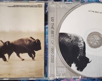U2 of 1990-2000 CD, Signed by Bono, the Edge, Clayton, LOA - Etsy