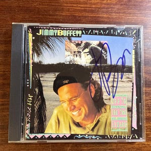 Jimmy Buffett "Off To See The Lizard" CD Album Hand Signed Autographed by Jimmy Buffett w/ LOA Hologram