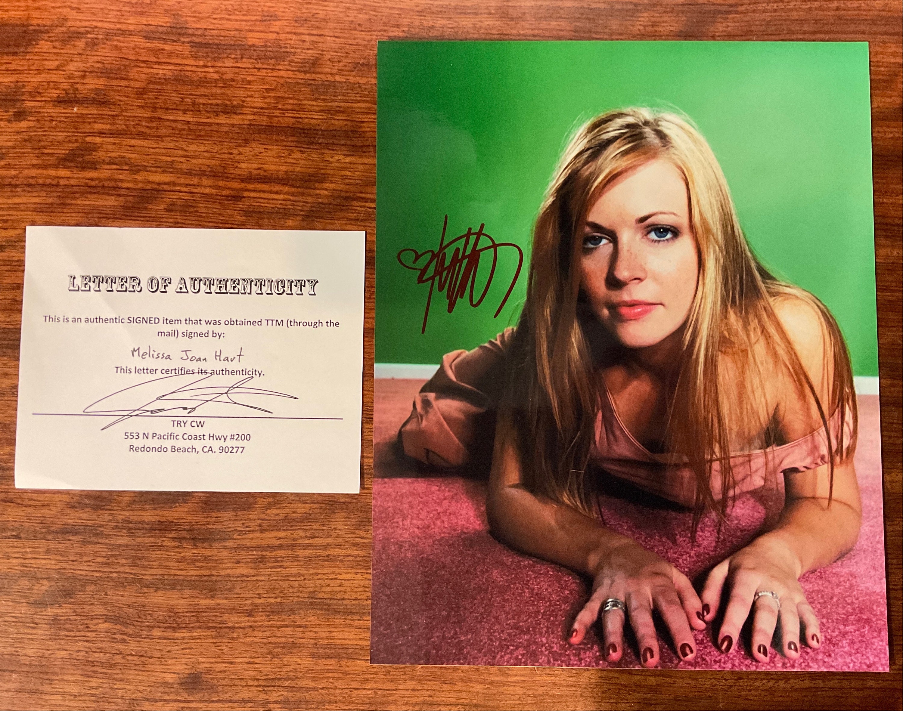 メリッサ・ジョーンハート直筆サイン入り写真…Melissa Joan Hart メリッサ・ジョーンハート直筆サイン入り写真…Melissa Joan Hart