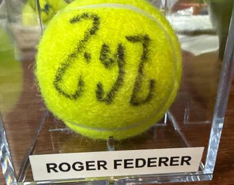 ロジャー・フェデラー 直筆サイン入りテニスボール ロジャー・フェデラー直筆サイン入り全米オープンテニスボール