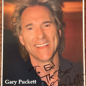 Gary Puckett &quot;American Singer&quot; Hand Signed Autographed 8&quot;x10&quot; W/ LOA