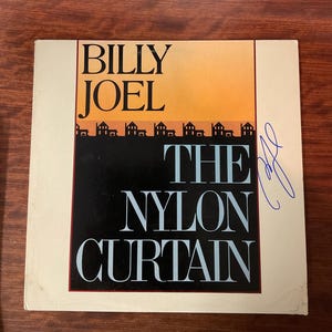 Billy Joel &quot;The Nylon Curtain&quot; Album Hand-Signed Autographed LP w/ LOA
