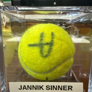 Jannik Sinner Signed US Open Tennis Ball with LOA & Hologram