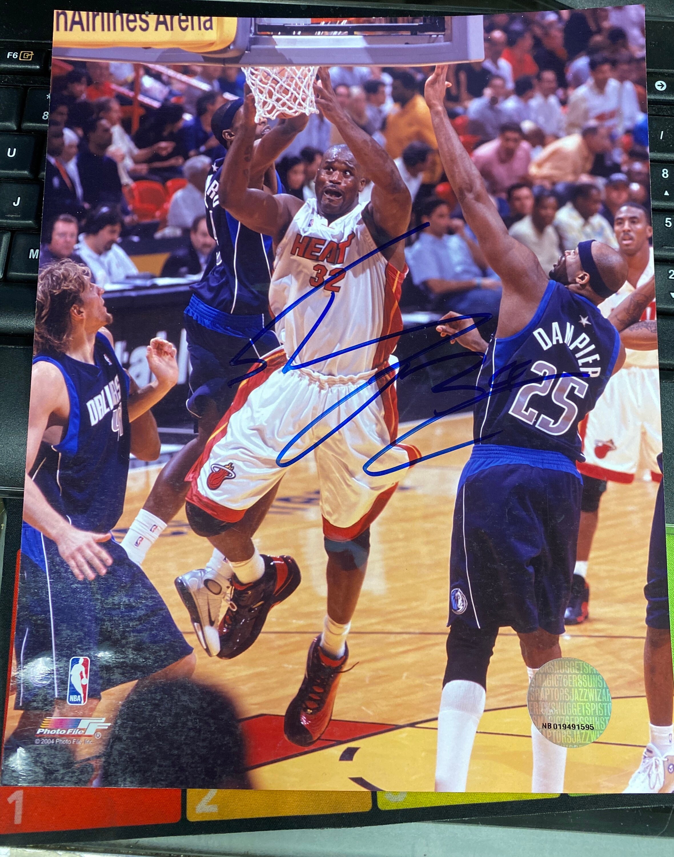 シャキール・オニール マイアミ ヒート 8x11