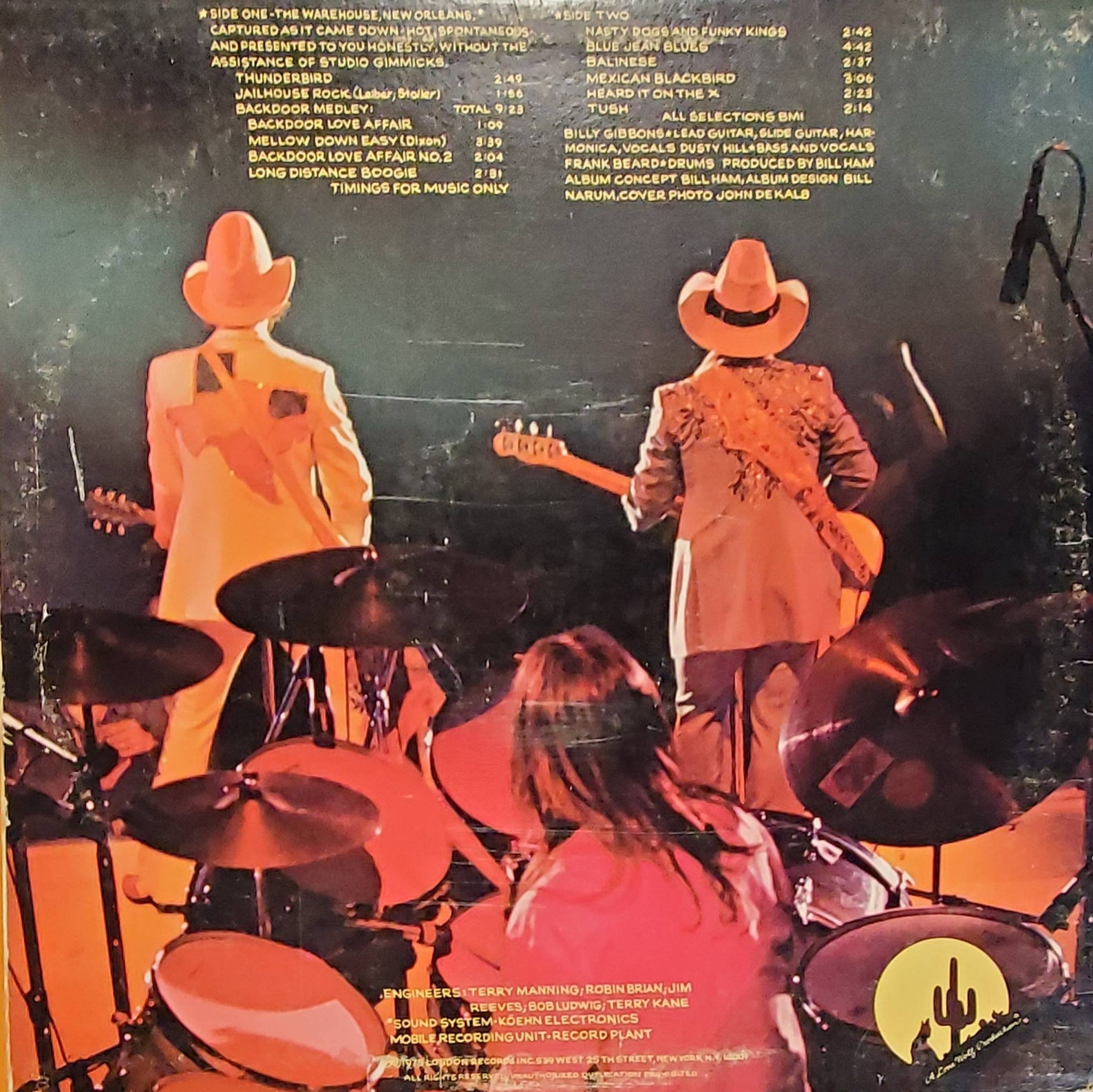 ZZ Top fandango Album Cover Hand Signed Autograph Etsy