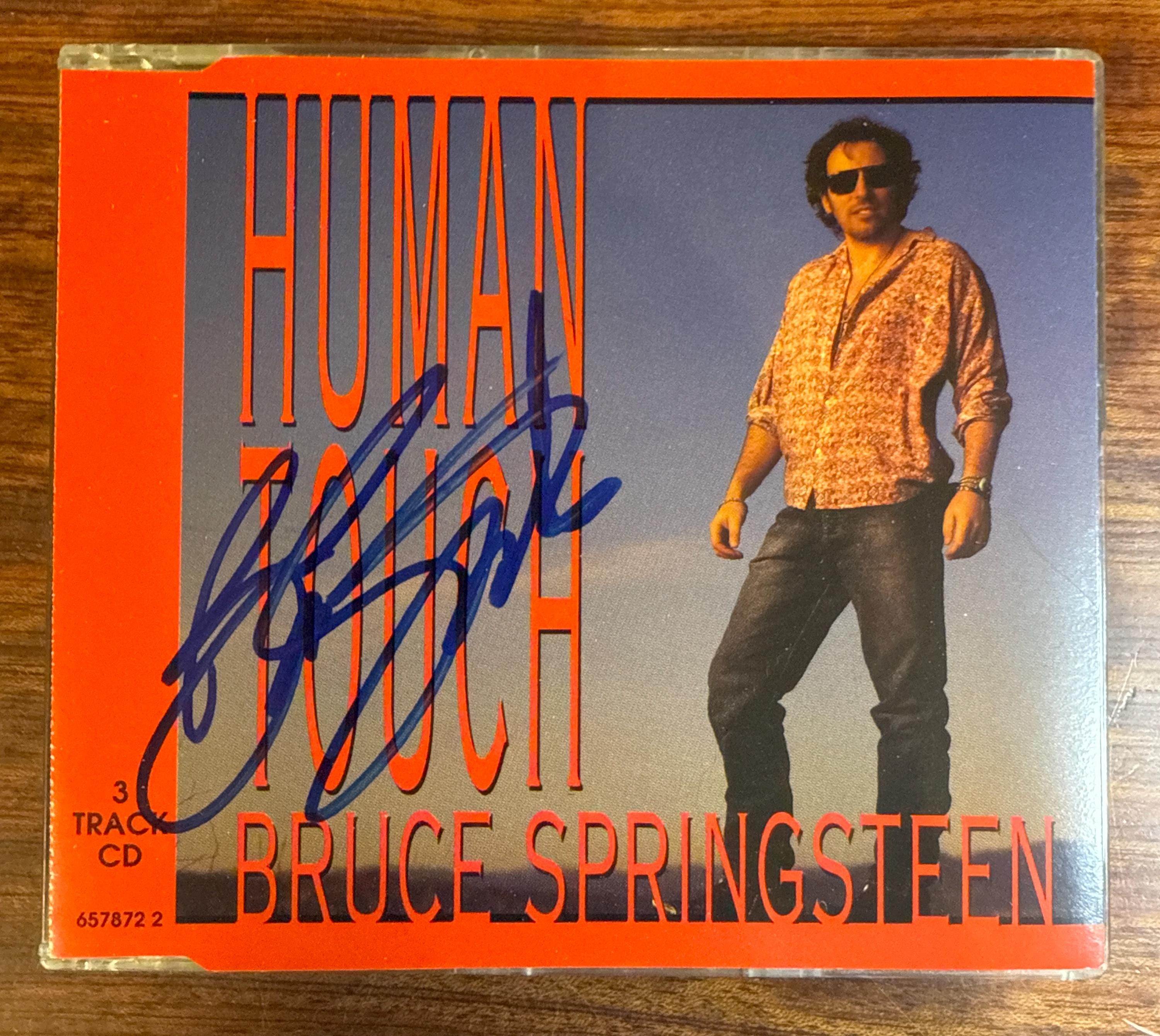 Bruce Springsteen Human Touch CD Hand Signed Autographed by Bruce Springsteen W/ LOA