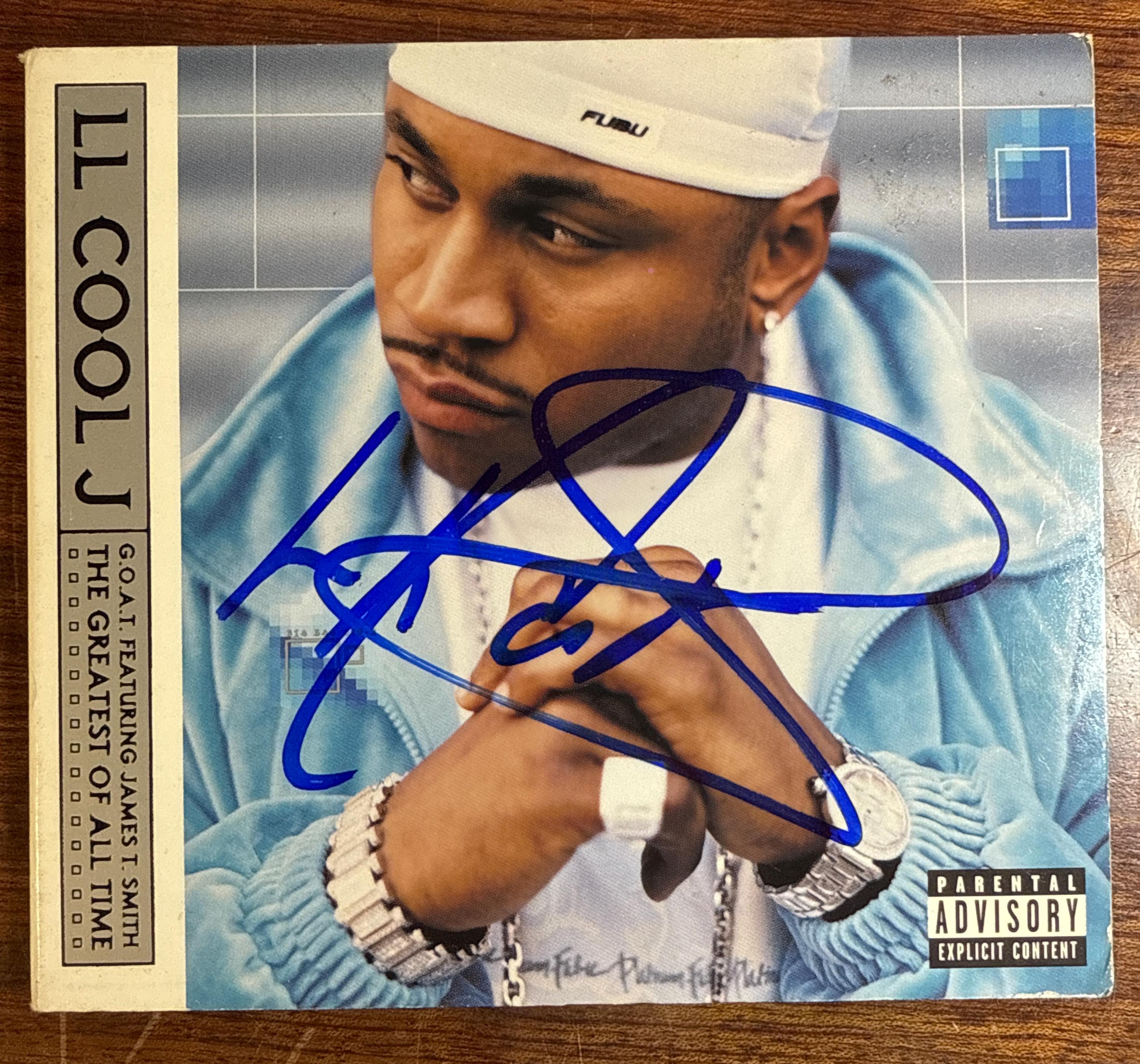 LL Cool J the Greatest of All Time Goat Autographed Cd Album by LL