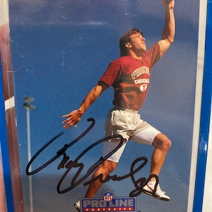 Rickey Proehl Arizona Cardinals Karte NFL Proline Hand Signed Signed In Black Sharpie w / LOA