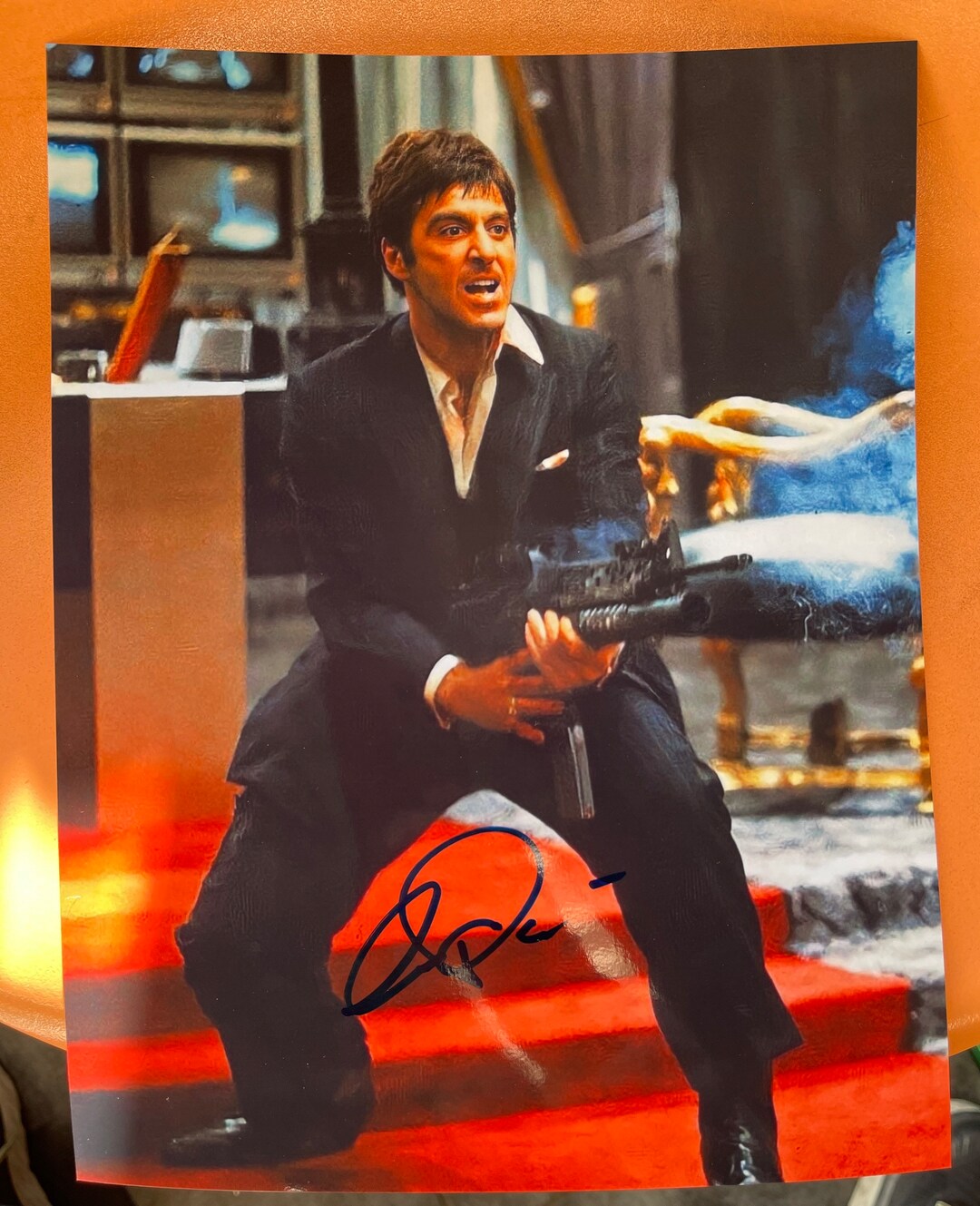 AL Pacino Signed Scarface Photo 8.5x11 Hand - Etsy