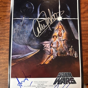 Carrie fisher autograph - Etsy 日本