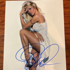 Pamela Anderson - Baywatch, Playboy - Foto autografiada de 8&quot;x10&quot; con LOA