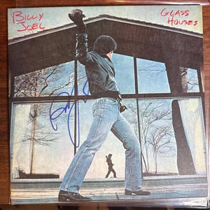 Billy Joel &quot;Glass Houses&quot; Album Hand-Signed Autographed LP w/ LOA