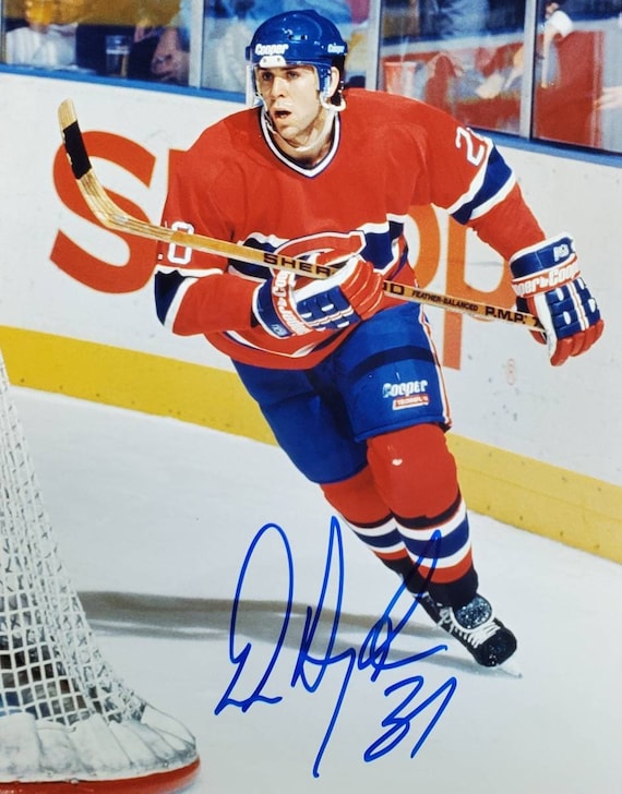 Eric Desjardins Signed Montreal Canadiens Photo: Autographed NHL