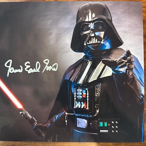 Darth Vader James Earl Jones 8&quot;x10&quot;  Photo Hand Signed Autograph w/ LOA
