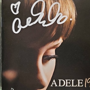 Adele &quot;19&quot;  CD Album Hand Signed Autographed by Adele w/ LOA