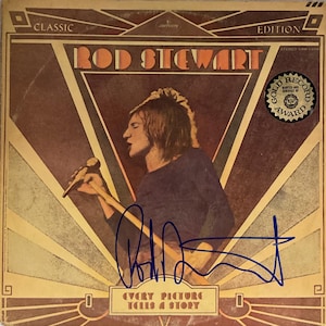Rod Stewart &quot;Every Picture Tells a Story&quot; LP Record Album Autographed Hand-Signed by Rod Stewart w/ LOA
