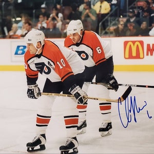 Chris Therien Philadelphia Flyers NHL Hockey handsigniertes signiertes 8 &quot;x 10&quot; Foto mit COA