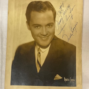 1930&#39;s Charles &quot;Buddy&quot; Rogers American Film Actor & Musician Hand Signed Autographed Photo 10&quot;x8&quot; W/ LOA