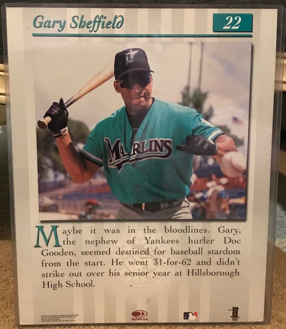 MLB。ゲイリー・シェフィールド、直筆サインボール。 GARY SHEFFIELD
