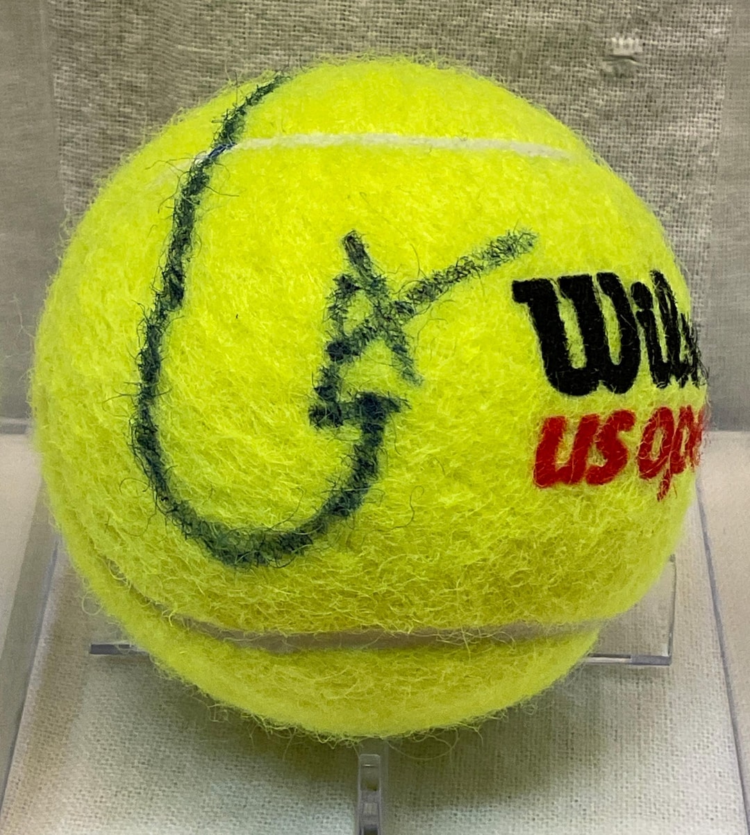 カルロスアルカラス ウィンブルドンウィナー 直筆サインフォト カルロス・アルカラス直筆サイン入りウィルソンUSオープンテニス