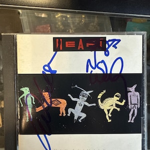 Heart "Bad Animals" CD 2x Hand Signed Autographed by Ann & Nancy Wilson w/ LOA
