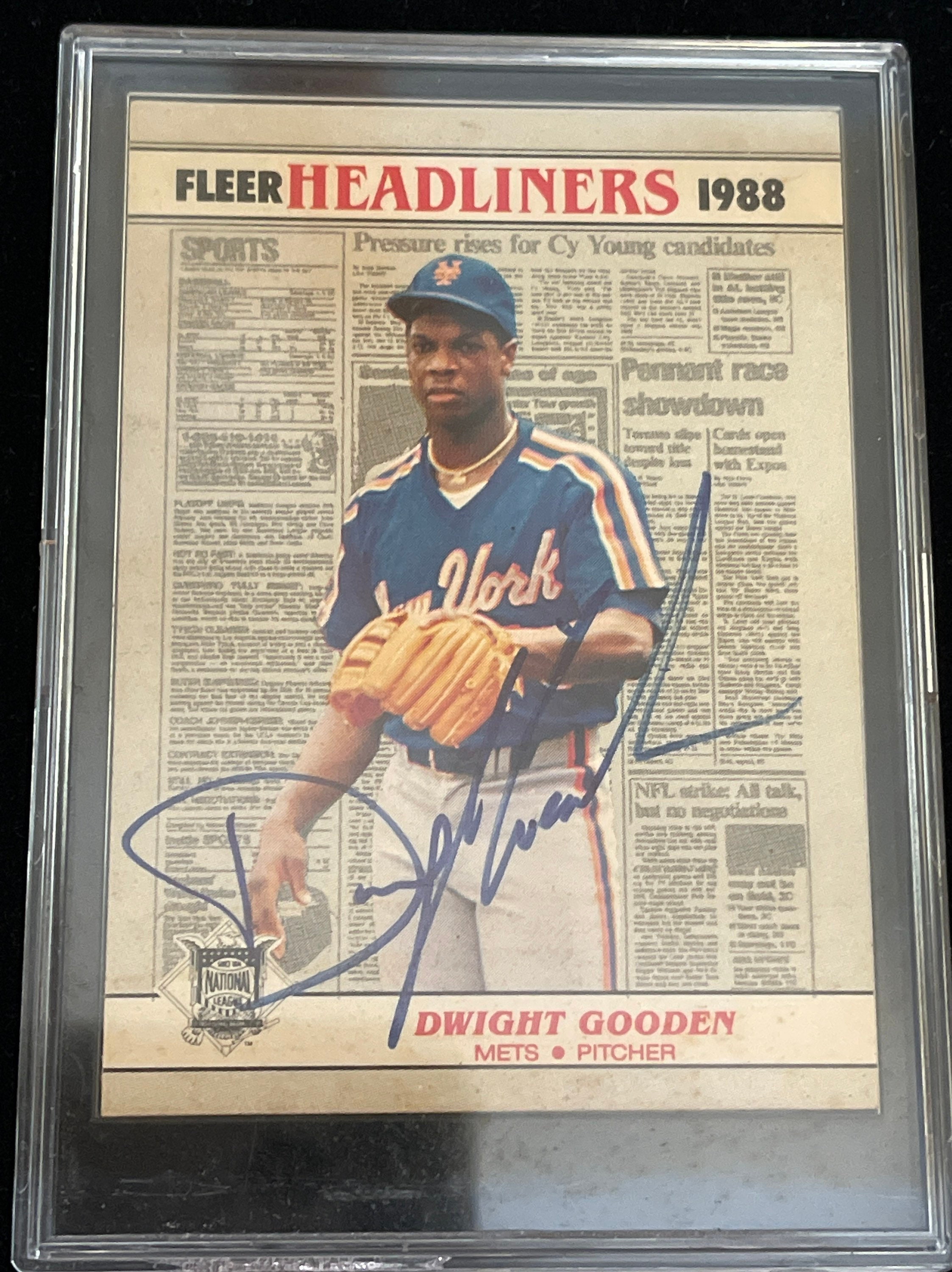Dwight Gooden Autographed New York Yankees 8x10 Photo No Hitter Inscription  - BAS