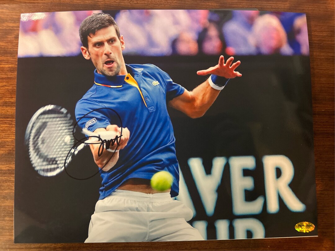 セール…ノバク・ジョコビッチ直筆サイン入り超大型写真…Novak Đoković