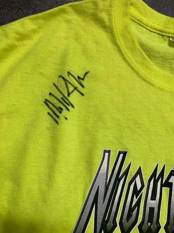 Meek Mill X Puma nightmares T shirt Hand Signed Autographed by Meek Mill W loa Etsy