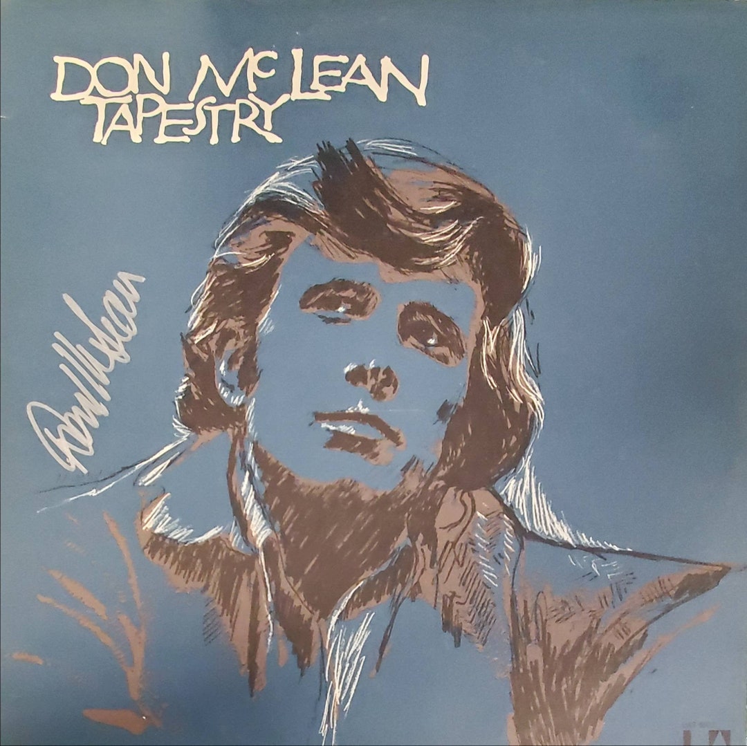 Don Mclean tapestry Record Album Autographed by Don Mclean W/ LOA Etsy