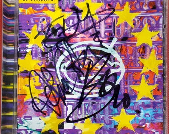 U2 Zooropa CD  3x Hand Signed Autograph by Bono, The Edge, Adam Clayton  w/LOA